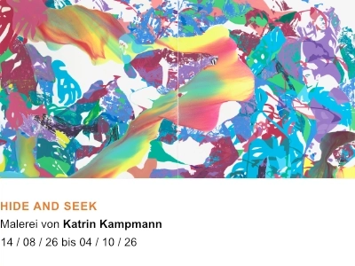 Hide and Seek. Malerei von Katrin Kampmann in der Zagreus Koch Kunst Galerie